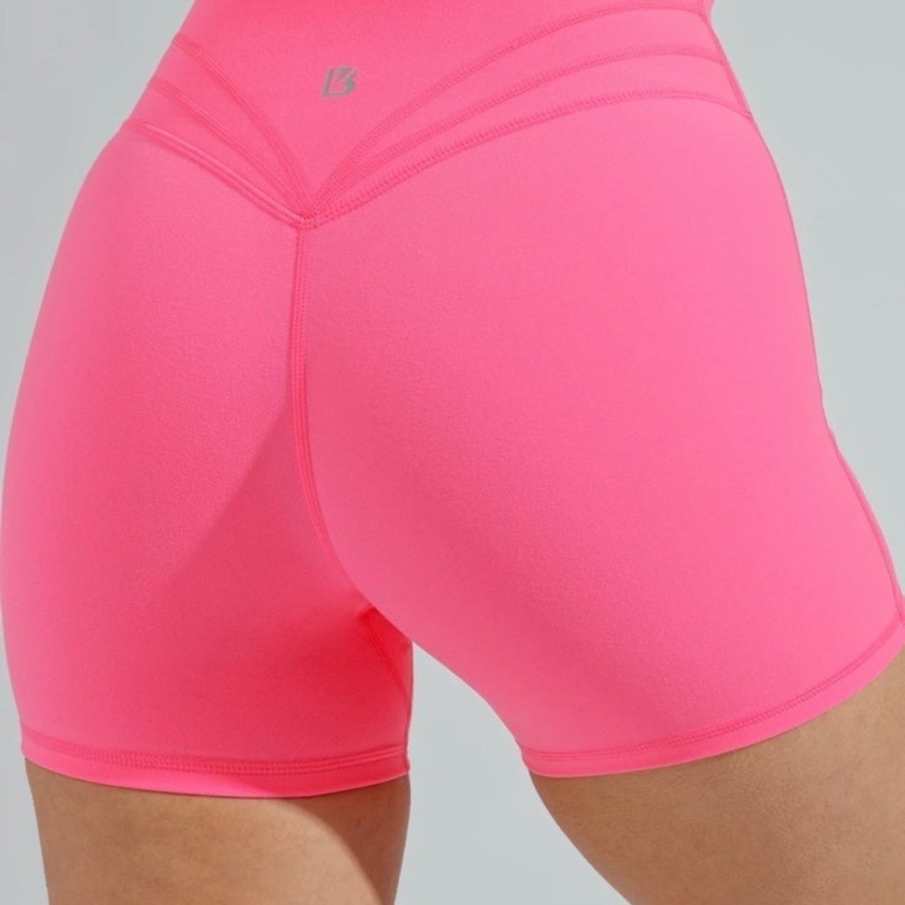 BuffBunny Pink Athletic Shorts - Picture 2 of 6